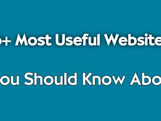 Most Useful Websites